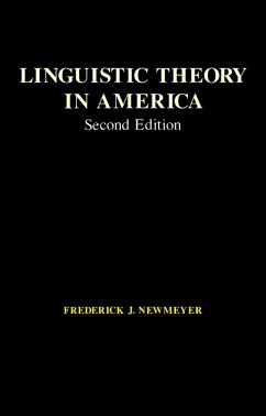 Linguistic Theory in America (eBook, PDF) - Newmeyer, Frederick J.