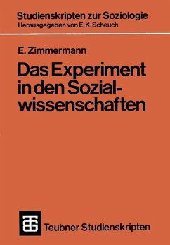 Das Experiment in den Sozialwissenschaften (eBook, PDF)