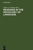 Readings in the Sociology of Language (eBook, PDF)
