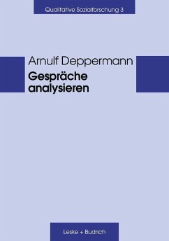 Cover Gespräche analysieren (eBook, PDF)