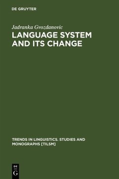 Language System and its Change (eBook, PDF) - Gvozdanovic, Jadranka