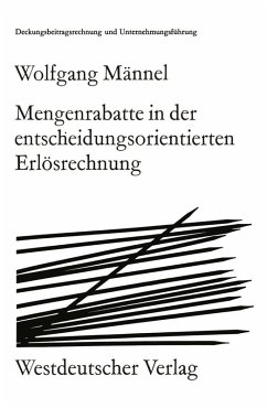 Cover Mengenrabatte in der entscheidungsorientierten Erlösrechnung (eBook, PDF)
