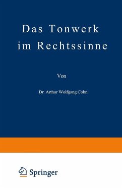 Cover Das Tonwerk im Rechtssinne (eBook, PDF)