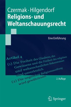 Cover Religions- und Weltanschauungsrecht (eBook, PDF)