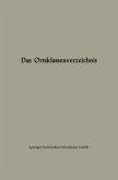 Das Ortsklassenverzeichnis (eBook, PDF)