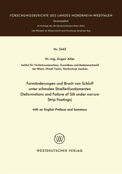 Formänderungen und Bruch von Schluff unter schmalen Streifenfundamenten (eBook, PDF) Cover Formänderungen und Bruch von Schluff unter schmalen Streifenfundamenten (eBook, PDF)