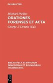 Orationes forenses et acta (eBook, PDF)