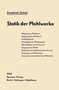 Cover Statik der Pfahlwerke (eBook, PDF)
