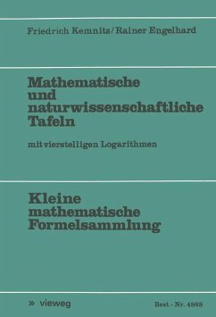 Mathematische und naturwissenschaftliche Tafeln (eBook, PDF) - Kemnitz, Friedrich; Engelhard, Rainer