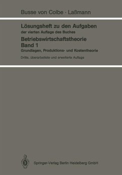 Lösungsheft zu den Aufgaben der vierten Auflage des Buches (eBook, PDF) - Busse Von Colbe, Walther; Laßmann, Gert