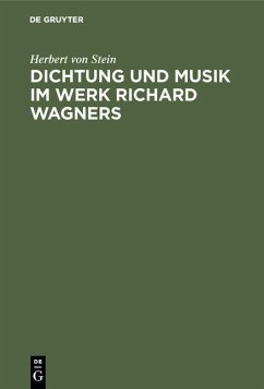 Cover Dichtung und Musik im Werk Richard Wagners (eBook, PDF)