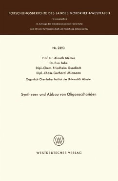 Cover Synthesen und Abbau von Oligosacchariden (eBook, PDF)
