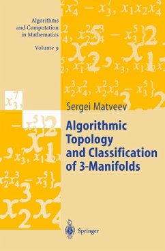 Algorithmic Topology and Classification of 3-Manifolds (eBook, PDF) - Matveev, Sergei