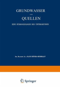 Grundwasser und Quellen (eBook, PDF) - Höfer, Hans