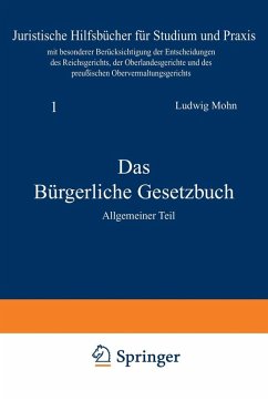 Das Bürgerliche Gesetzbuch (eBook, PDF) - Mohn, Ludwig