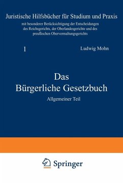 Cover Das Bürgerliche Gesetzbuch (eBook, PDF)