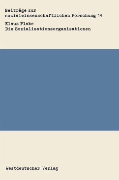 Cover Die Sozialisationsorganisationen (eBook, PDF)