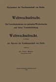 Weltwechselrecht (eBook, PDF)