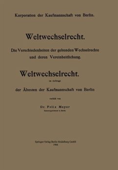 Cover Weltwechselrecht (eBook, PDF)