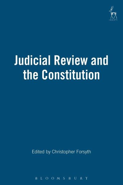 Judicial Review and the Constitution (eBook, PDF) Judicial Review and the Constitution (eBook, PDF)