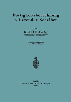 Cover Festigkeitsberechnung rotierender Scheiben (eBook, PDF)