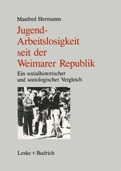 Cover Jugendarbeitslosigkeit seit der Weimarer Republik (eBook, PDF)