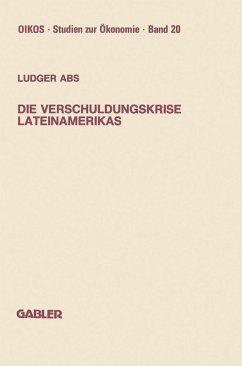 Cover Die Verschuldungskrise Lateinamerikas (eBook, PDF)
