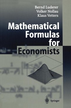 Cover Mathematical Formulas for Economists (eBook, PDF)