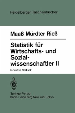 Statistik für Wirtschafts- und Sozialwissenschaftler II (eBook, PDF) - Maass, S.; Mürdter, H.; Riess, H.