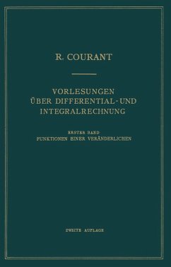 Cover Vorlesungen Über Differential- und Integralrechnung (eBook, PDF)