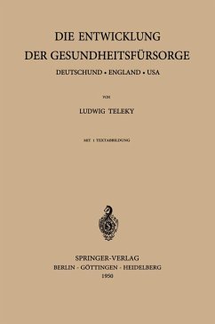 Cover Die Entwicklung der Gesundheitsfürsorge (eBook, PDF)