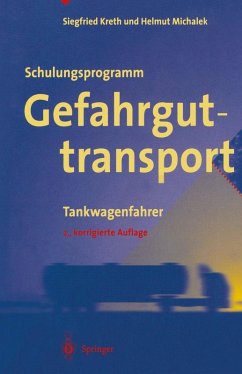 Cover Schulungsprogramm Gefahrguttransport (eBook, PDF)