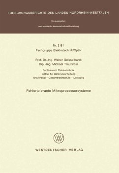 Fehlertolerante Mikroprozessorsysteme (eBook, PDF) - Geisselhardt, Walter