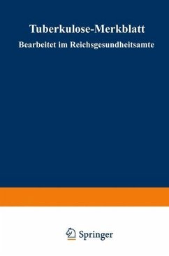 Cover Tuberkulose-Merkblatt (eBook, PDF)