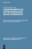Primi post principatum constitutum saeculi iuris consulti. Sectio 1 (eBook, PDF)
