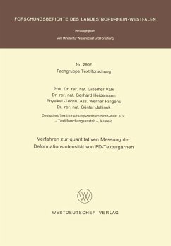 Cover Verfahren zur quantitativen Messung der Deformationsintensität von FD-Texturgarnen (eBook, PDF)