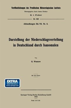 Cover Darstellung der Niederschlagsverteilung in Deutschland durch Isanomalen (eBook, PDF)