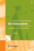 Die Doktorarbeit: Vom Start zum Ziel (eBook, PDF)