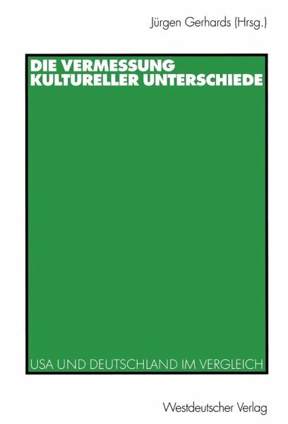 Die Vermessung kultureller Unterschiede (eBook, PDF)