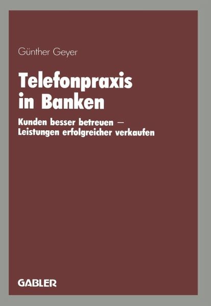 Telefonpraxis in Banken (eBook, PDF)