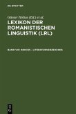 Lexikon der Romanistischen Linguistik (LRL). Indices - Literaturverzeichnis (eBook, PDF)