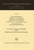 Zur Frage der Schwelung von Steinkohlen und der Möglichkeiten der Verwertung der Schwelprodukte (eBook, PDF)