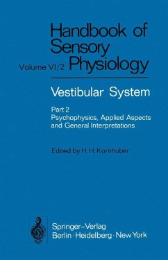 Cover Vestibular System Part 2: Psychophysics, Applied Aspects and General Interpretations (eBook, PDF)