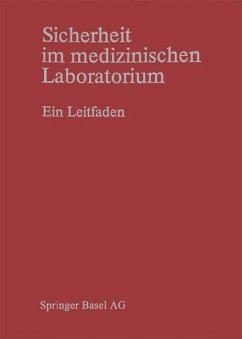 Cover Sicherheit im medizinischen Laboratorium (eBook, PDF)