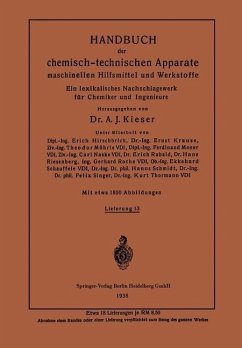 Cover Handbuch der chemisch-technischen Apparate maschinellen Hilfsmittel und Werkstoffe (eBook, PDF)