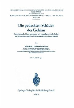 Die gedeckten Schäden des Gehirns (eBook, PDF) - Unterharnscheidt, F.