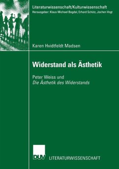 Cover Widerstand als Ästhetik (eBook, PDF)