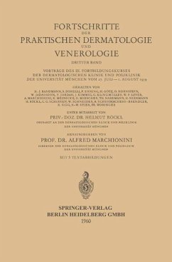 Vorträge des III. Fortbildungskurses der Dermatologischen Klinik und Poliklinik der Universität München vom 27. Juli - 1. August 1959 (eBook, PDF)