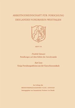 Forschungen auf dem Gebiet der Aerodynamik. Einige Forschungsarbeiten aus der Gasturbinentechnik (eBook, PDF) - Seewald, Karl