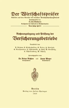 Cover Rechnungslegung und Prüfung der Versicherungsbetriebe (eBook, PDF)